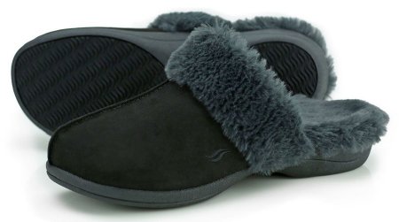 Picture of Orthotic Slipper Powerstep® Luxe Black Closed Toe8850-1006