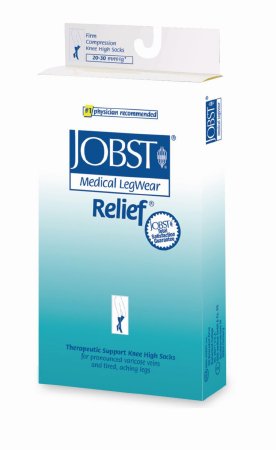 Picture of Compression Stocking JOBST® Relief® Knee High Small Beige Open Toe55990101