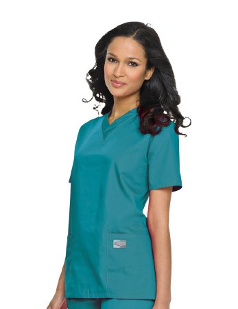 Picture of Scrub Shirt Medium Teal 3 Pockets Short Set-In Sleeve Female70221TEALMED