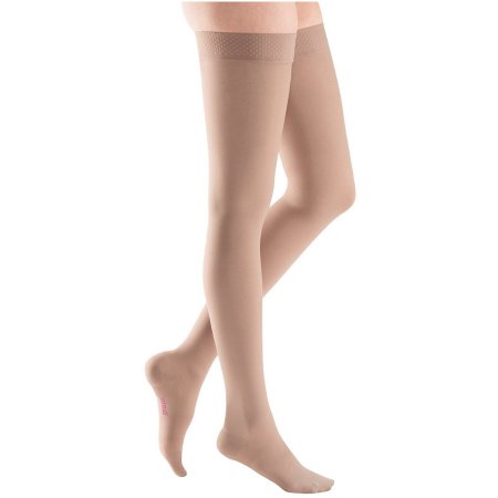 Picture of Compression Stocking mediven plus Thigh High Size 5 Beige Closed Toe29605