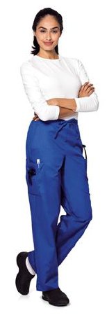 Picture of Scrub Pants Cargo Small Royal Blue Female8512BEPSMALL