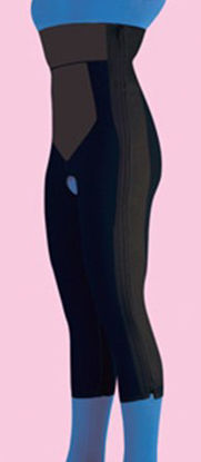 Picture of Compression Garment Below the Knee / High Waist Black 2X-LargeF020717