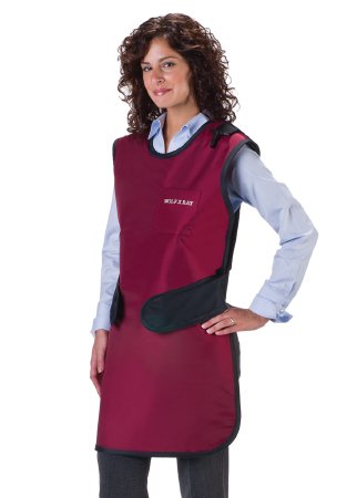 Picture of Easy Wrap X-Ray Apron with Thyroid Collar Navy Blue Medium65021TC-42