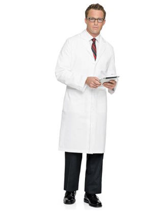 Picture of Lab Coat White Size 40 / Tall Knee Length Reusable3138WWF40T