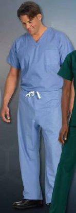 Picture of Scrub Pants Reversible Large Navy Blue Unisex820-L