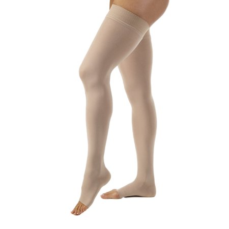 Picture of Compression Stocking JOBST® Thigh High Small Natural Open Toe115544