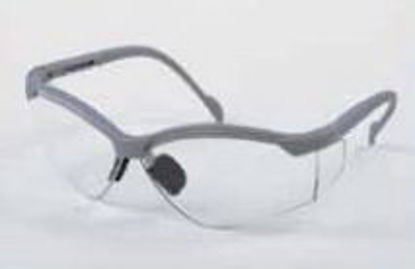 Picture of Safety Glasses ProVision® See-Breez™ Clear Tint Polycarbonate Lens Platinum Frame Over Ear One Size Fits Most3560PL