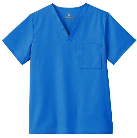 Picture of Scrub Shirt Fundamentals Medium Royal Blue 1 Pocket Short Sleeve Unisex14900-064-M