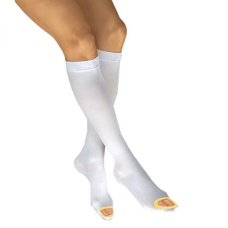 Picture of Anti-embolism Stocking JOBST® Knee High Medium White Inspection Toe55989302