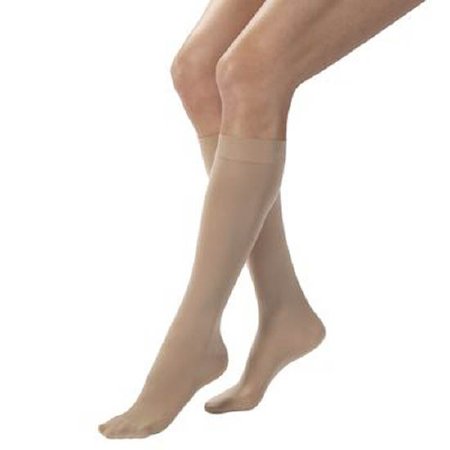 Picture of Compression Stocking JOBST® Opaque Knee High Large Silky Beige Closed Toe56692103