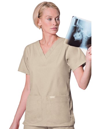 Picture of Scrub Shirt Medium Grape 4 Pockets Short Sleeve Unisex8219GRAPE