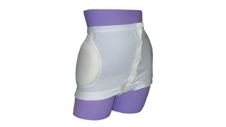 Picture of Hip Protection Brief HipSaver® Wrap and Snap™ Incontinent Large White Unisex72738/NA/LG