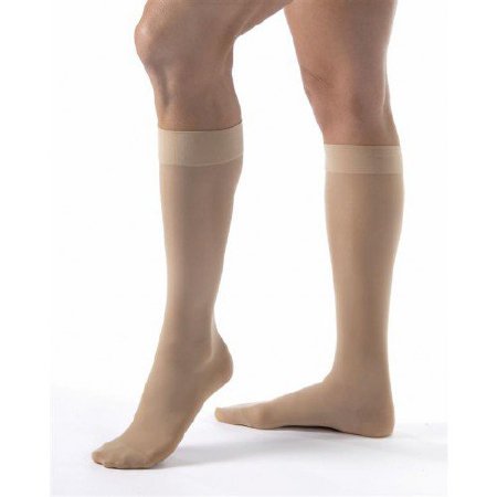 Picture of Compression Stocking JOBST® UltraSheer Knee High Large Honey Closed Toe119516