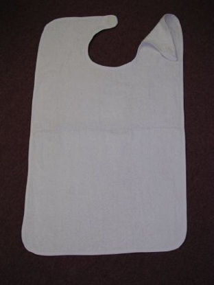 Picture of Bib Hook and Loop Closure Reusable Terry ClothV91-1836BE