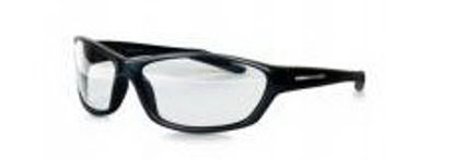 Picture of Safety Glasses Elite Safety Series Wrap Wraparound Antifog Coating Clear Tint Polycarbonate Lens Gray Frame Over Ear One Size Fits MostVSL007-06PS