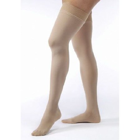 Picture of Anti-embolism Stocking Jobst® Thigh High Large Black Closed Toe115506