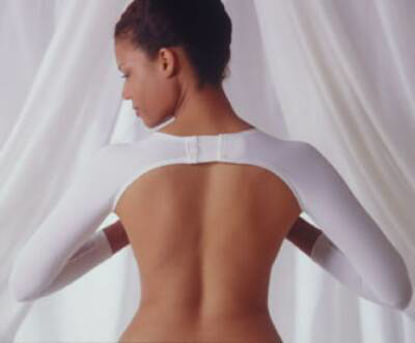 Picture of Compression Sleeve Large White ArmWCS_L_W_LS