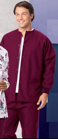 Picture of Warm-Up Jacket Burgundy X-Small Hip Length Reusable7691-XS