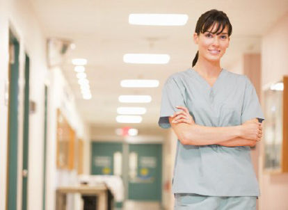 Picture of Scrub Shirt 2X-Large Ceil Blue 1 Pocket Short Cap Sleeve Unisex6654R053