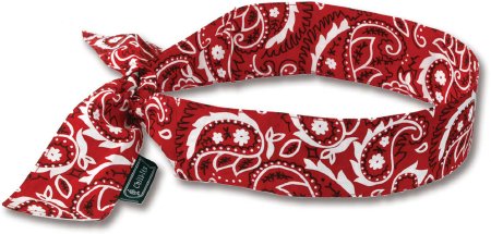 Picture of Cooling Bandana Chill-Its® Red Western One Size Fits Most12305