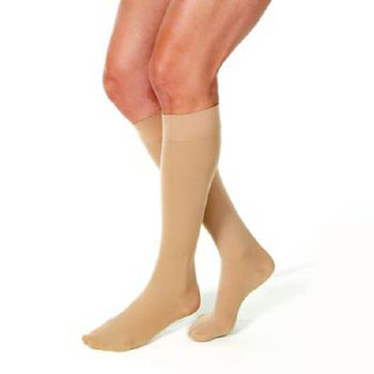 Picture of Compression Stocking JOBST® Relief® Knee High Small / Petite Beige Closed ToeA733430