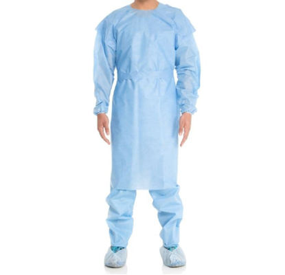 Picture of Protective Procedure Gown Halyard Tri-Layer X-Large Yellow NonSterile AAMI Level 1 Disposable54101