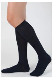 Picture of Compression Stocking Health Support® Knee High Size E / Regular Black Closed Toe101504