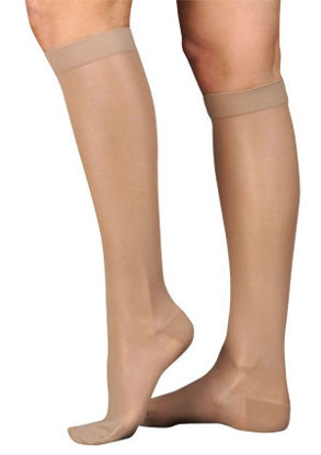 Picture of Compression Stocking JOBST® UltraSheer Knee High X-Large Classic Black Closed Toe119424