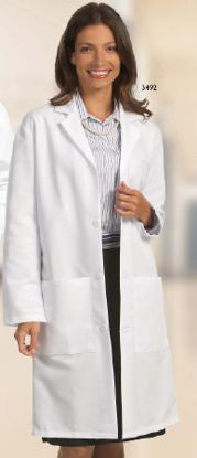 Picture of Lab Coat White Small Knee Length Reusable3492-S