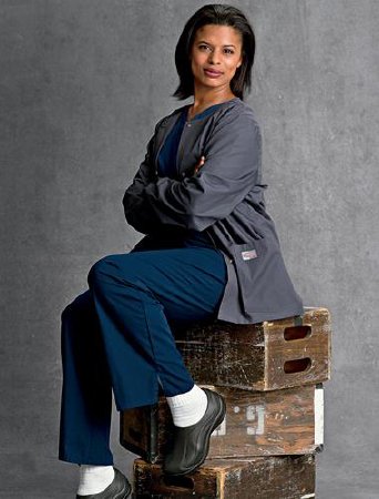 Picture of Warm-Up Jacket White Medium Hip Length Reusable75221WHITEMED