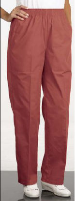 Picture of Scrub Pants X-Large Burgundy Female7401-XL