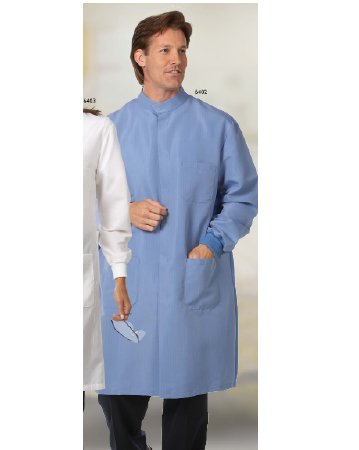 Picture of Lab Coat Ceil Blue Medium Knee Length Reusable6402-M