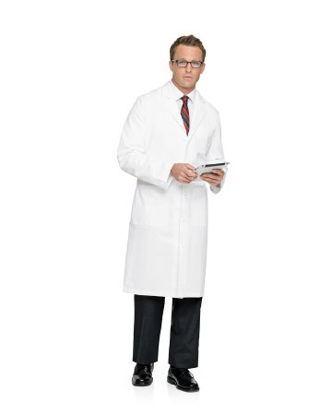 Picture of Lab Coat White Size 44 / Tall Knee Length Reusable3138WWF44L