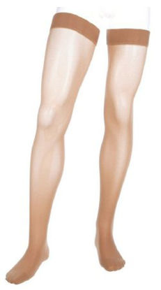 Picture of Compression Stocking Medi Assure Thigh High Large Beige Closed Toe13903