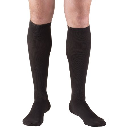 Picture of Compression Socks Truform® Knee High Medium Black Closed Toe1943-BL-MED