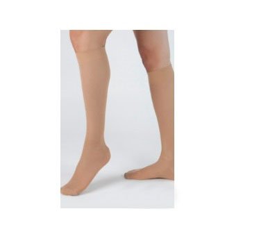 Picture of Compression Stocking Health Support® Knee High Size E / Short Beige Closed Toe200512