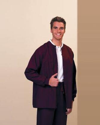 Picture of Warm-Up Jacket Eggplant Large Hip Length Reusable7693-L