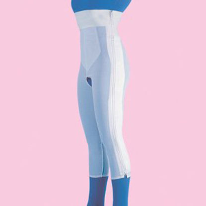 Picture of Compression Girdle DermaSaver™ Below the Knee / High Waist White MediumF020704