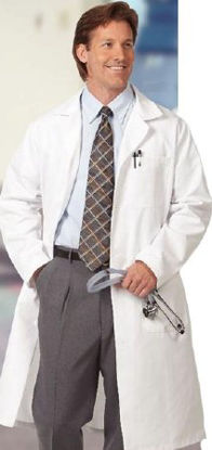 Picture of Lab Coat White Size 44 / X-Long Knee Length Reusable6499-SZ44