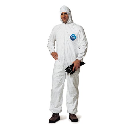 Picture of Coverall with Hood DuPont™ Tyvek® Large White Disposable NonSterileTY-14127-LG