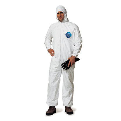 Picture of Coverall with Hood DuPont™ Tyvek® Large White Disposable NonSterileTY-14127-LG