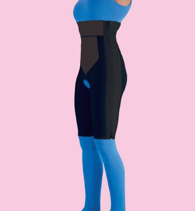Picture of Compression Garment Above the Knee / High Waist Black LargeF020245
