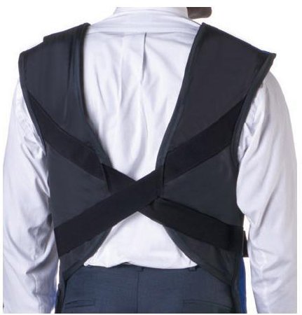 Picture of X-Ray Apron with Thyroid Collar Black Coat Style X-Large63012TC-25