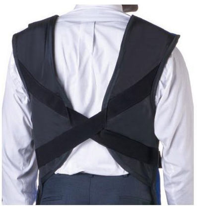 Picture of X-Ray Apron with Thyroid Collar Black Coat Style X-Large63012TC-25