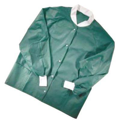 Picture of Warm-Up Jacket Barrier® Green X-Large Hip Length Disposable18030