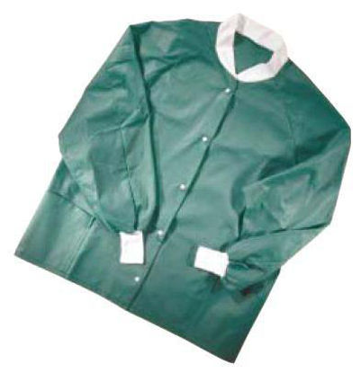 Picture of Warm-Up Jacket Barrier® Green X-Large Hip Length Disposable18030