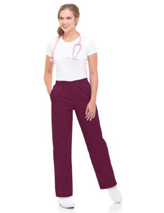Picture of Scrub Pants X-Small Wine Female8327RWPWINE-XSM