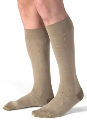 Picture of Compression Stocking JOBST® Knee High X-Large Khaki Closed Toe113127