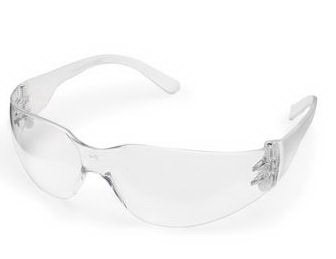 Picture of Safety Glasses Intruder™ Clear Tint Polycarbonate Lens Clear Frame Over Ear Small6598