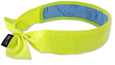 Picture of Evaporative Cooling Bandana with Cooling Towel Chill-Its® Lime One Size Fits Most12566